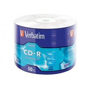 CD-R Verbatim Extra Protection, 52x, 700mb, 50 buc/set - ACOMI.ro