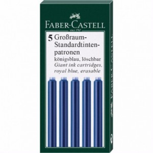 Cartuse cerneala mari Faber Castell - albastru