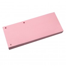 Separatoare biblioraft, carton 160g roz, 100 file/set, ACOMI