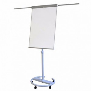 Flipchart magnetic cu rotile si brate laterale - Memoboards Professional