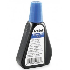 Tus stampila, 28ml albastru, TRODAT - ACOMI.ro