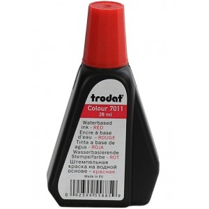Tus stampila, 28ml rosu, TRODAT - ACOMI.ro
