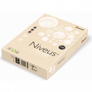 Hartie color copiator A4, crem pal, 80g/mp, 500/top, CR20, NIVEUS - ACOMI.ro