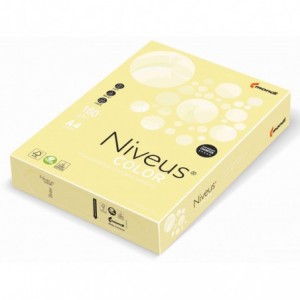 Carton copiator A4, galben pal, 160g/mp, 250 coli/top, YE23, NIVEUS - ACOMI.ro