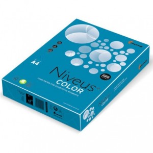 Carton copiator A4, albastru intens, 160g/mp, 250 coli/top, DB49, NIVEUS - ACOMI.ro