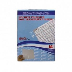 Etichete autoadezive poliester 24/A4 (70x37mm), 25 coli/top - ACOMI.ro