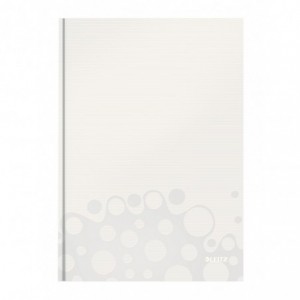 Caiet de birou LEITZ Wow, carton, A4, matematica - alb - ACOMI.ro