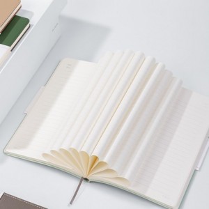 Caiet de birou DELI, imitatie piele, A5, 96 file, dictando - asortat - ACOMI.ro