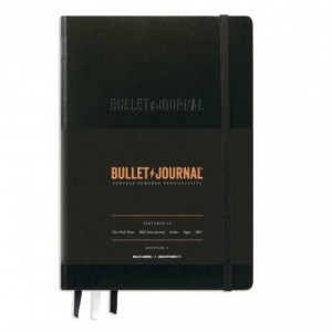 Caiet de birou LEUCHTTURM Bullet Journal Ed. 2, A5, coperta rigida - negru - ACOMI.ro