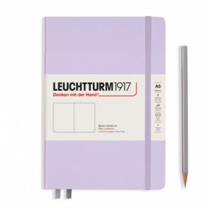 Caiet de birou LEUCHTTURM, A5, coperta rigida, velin - lila - ACOMI.ro