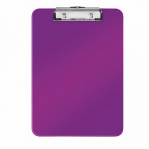 Clipboard simplu A4 mov-metalizat, plastifiat PVC, LEITZ Wow