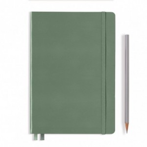 Caiet de birou LEUCHTTURM, A5, coperta rigida, velin - olive - ACOMI.ro