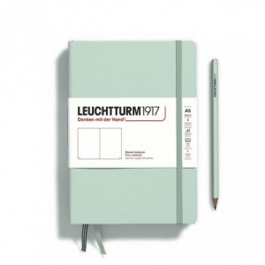Caiet de birou LEUCHTTURM, A5, coperta rigida, velin - verde menta - ACOMI.ro