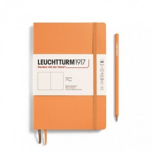 Caiet de birou LEUCHTTURM, A5, coperta flexibila, velin - piersica - ACOMI.ro