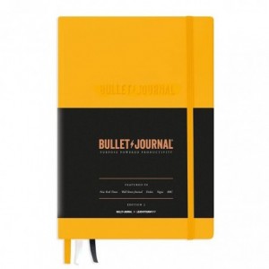 Caiet de birou LEUCHTTURM Bullet Journal Ed. 2, A5, coperta rigida - galben - ACOMI.ro