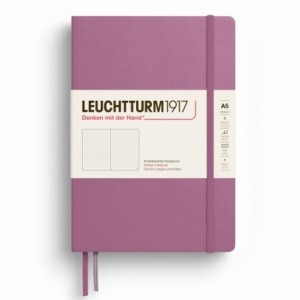 Caiet de birou LEUCHTTURM, A5, coperta rigida, punctat - dusty rose - ACOMI.ro