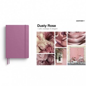 Caiet de birou LEUCHTTURM, A5, coperta rigida, punctat - dusty rose - ACOMI.ro