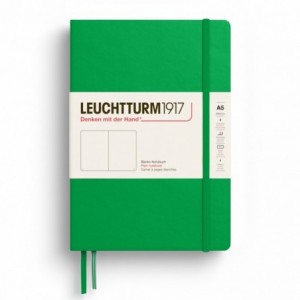 Caiet de birou LEUCHTTURM, A5, coperta rigida, velin - verde primavaratic - ACOMI.ro