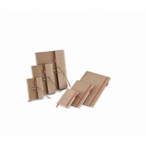 Caiet de birou SenseBook, coperta piele vitel, format L, cu elastic, velin - ACOMI.ro