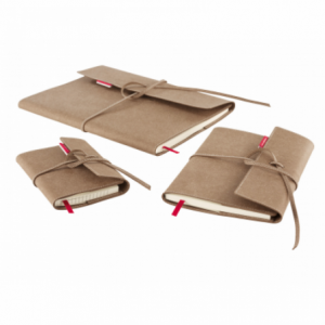 Caiet de birou SenseBook, coperta piele vitel, format M, cu clapa, dictando - ACOMI.ro