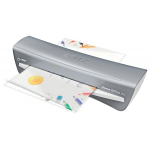 Laminator A4, 80-125 mic, gri, LEITZ iLAM Home Office - ACOMI.ro
