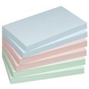 Notes adeziv 75x125 mm, pastel asortat, 100 file, INFO NOTES - ACOMI.ro