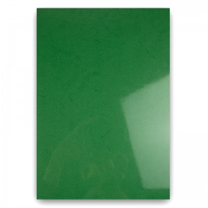 Coperti carton imitatie piele A4, 250g/mp, verde, ACM BRAND