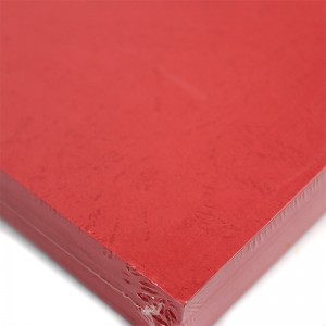 Coperti carton imitatie piele A4, 250g/mp, rosu, ACM BRAND