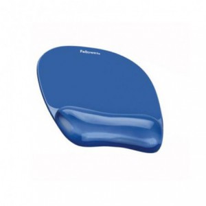 Mouse pad cu suport incheieturi, albastru - Fellowes FE9114120