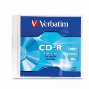 CD-R Verbatim  VER43347, 52x, 700mb VER43347