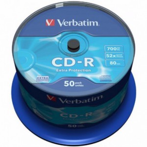 CD-R Verbatim  VER43351, 52x, 700mb, 50 buc/bulk VER43351