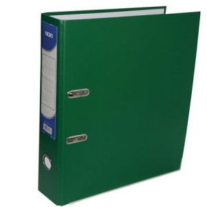 Biblioraft plastifiat de 5.0 cm, verde, A4, NOKI - ACOMI.ro