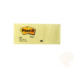 Notite adezive Post-it® standard 38x51 mm, 100 file/buc, 3 buc/pachet - ACOMI.ro