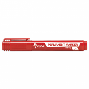 Permanent marker vf. rotund, 1-5mm rosu, FORPUS TACTIC · ACOMI.ro