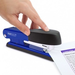 Capsator de birou, 25 coli, RAPESCO Bowfin 535, albastru · ACOMI.ro