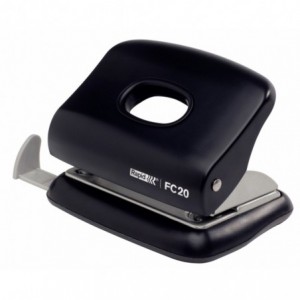 Perforator plastic negru, 20 coli, RAPID FC20 - ACOMI.ro