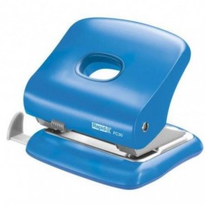 Perforator plastic albastru deschis, 30 coli, RAPID FC30 - ACOMI.ro