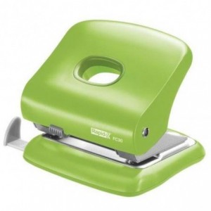 Perforator plastic verde deschis, 30 coli, RAPID FC30 - ACOMI.ro